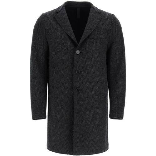 Bild von Regular Wool And Cashmere Coat – Gray – Harris Wharf London Coats